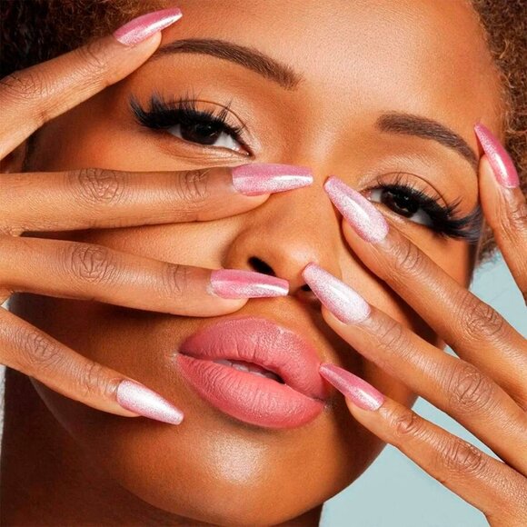 Kiss Velour Fantasy Magnetic Powder Effect Long Length Nails - Picture 2 of 7